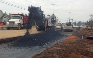 Hot Mix Milling Operation  for recycled uses. 