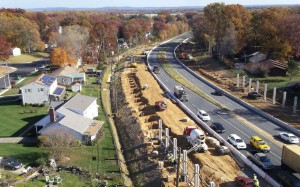 Rt 22 Sound Barrier and roadway improvements