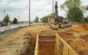 Deep Storm Sewer Construction 